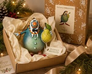 Patience Brewster Partridge In A Pear Tree Christmas Ornament W/ Box & Tag